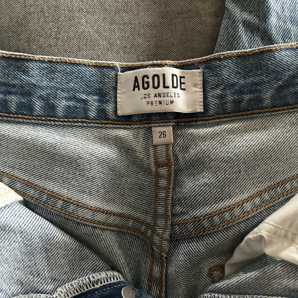 AGOLDE Riley High Rise Straight - Picture 2 of 3